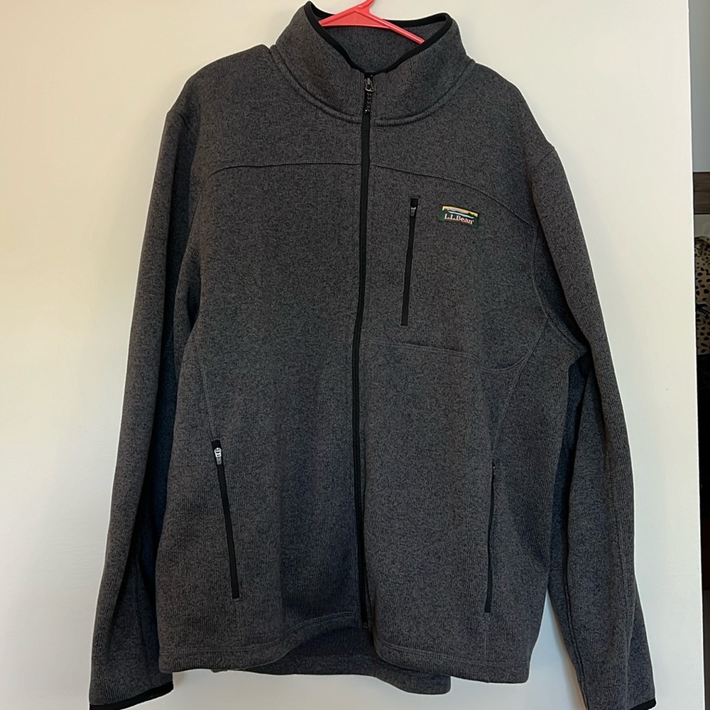Men’s LL Bean Sweater Fleece Jacket
